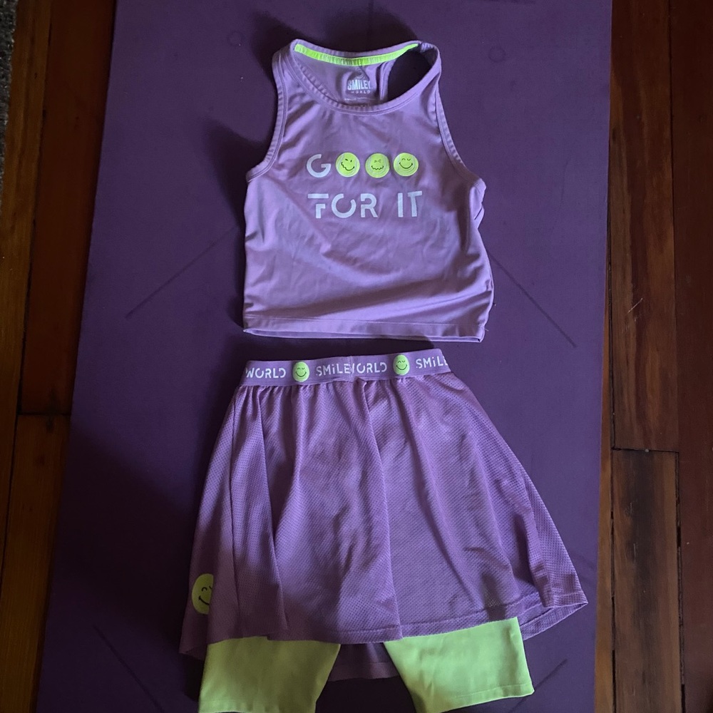 Cute girls set, go for it printed Zara set